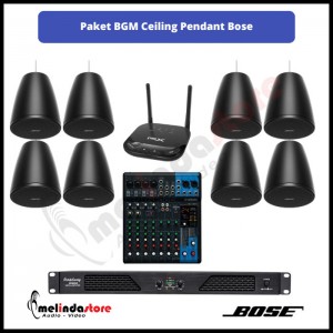 Paket Background Music Speaker Ceiling Pendant Bose DM3P | 8 Speaker